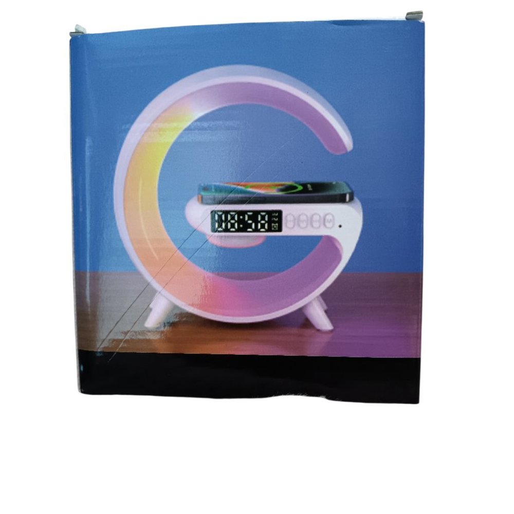 VIKEFON Bluetooth 5.3 Speaker with RGB Lights, 15W Wireless Charging Station - Picture 8 of 9